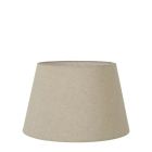 Linen Taper Lamp Shade Small Dark Natural D 20/30cm W 20/30cm H 23cm (RRP $99)