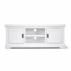 "Cove" Hamptons Style TV Unit 2 Door 2 Niche, Brushed White, 160cmW x 45cmD x 60cmH (RRP $1199)