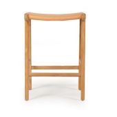 Pasadena Counter Stool Natural, W46cm x D38cm x H66cm (RRP $599)