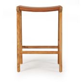 Pasadena Counter Stool Tan, W46cm x D38cm x H66cm (RRP $599)