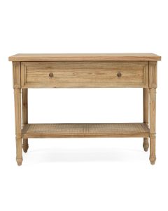 Hamilton Nightstand / Bedside Weathered Oak, W 91cm x D 51cm x H 66cm