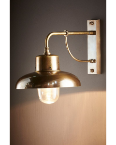 Bridgewater Outdoor Wall Light Brass (RRP $869)