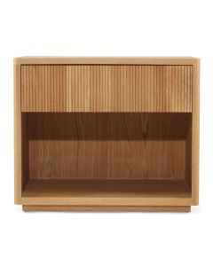 Harlow Bedside Table Natural, W 72cm x D 50cm x H 60cm (RRP $1299)