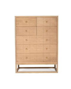Lisette Chest Of Drawers Tallboy, Width 90cm x Depth 50cm x Height 120cm