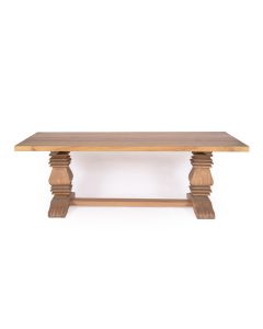 Newport Pedestal Table, 400cm x 110cm x 76cmH