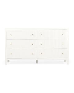 Audrey Chest Of Drawers White, W 160cm x D 50cm x H 92cm