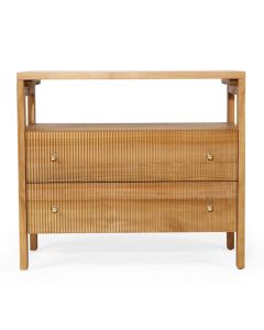 Audrey Nightstand Natural, W 80cm x D 42cm x H70cm