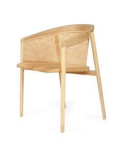 Axle Dining Chair, Width 56cm x Depth 55cm x Height 77cm
