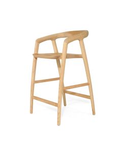 Cali Counter Stool Natural, Width 55cm x Depth 54cm x Height 89cm