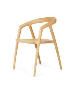 Cali Dining Chair Natural, Width 54cm x Depth 55cm x Height 77cm (RRP $799)