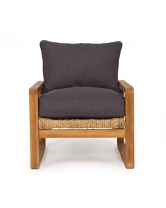 Cassie Armchair Charcoal, 71cm W x 80cm H x 83cm D