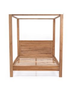 Eden Four Post Bed Queen, 164cm Wide x 215cm Long x 195cm High