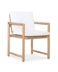 Esperance Outdoor Dining Armchair, Width 56cm x Height 83cm x Depth 60cm