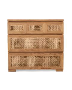 Fernando Chest Of Drawers Five Drawer, W 90cm x D 45cm x H 84cm