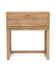 Flynn Bedside Table Natural, W 50cm x D 45cm x H 55cm