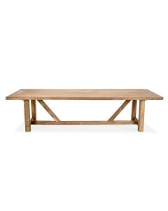 Highlander Outdoor Dining Table, L 300cm x W 100cm x H 75cm