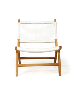 Zen Accent Chair White, W 66cm x D 82cm x H 72cm