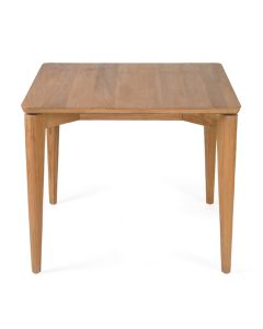 Jude Dining Table Solid High Grade Teak , L 90cm x W 90cm x H 75cm (RRP $1699)