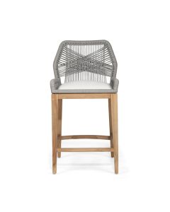 Key Largo Counter Stool Grey, W 59cm x D 63cm x H 114cm