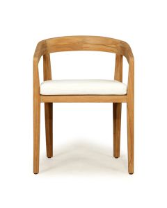 Kingscliff Outdoor Dining Chair, Width 55cm x Height 73cm x Depth 65cm (RRP $1199)