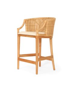 Kingston Counter Stool Natural, W 53cm x D 56cm x H 90cm (RRP $649)