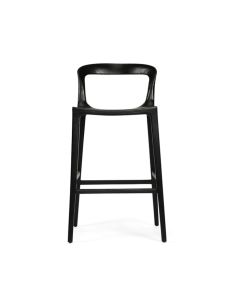Rigby Counter Stool Black, W 50cm × D 56cm × H 89cm