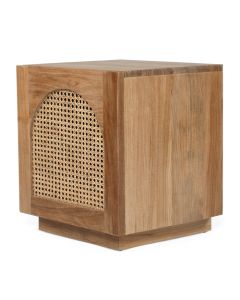 Ryan Bedside Table Natural, W 50cm x D 45cm x H 55cm