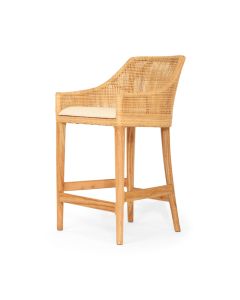 York Counter Stool By Serrata Living, W 54cm x D 53cm x H 90cm