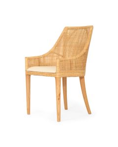 York Dining Chair By Serrata Living, W 53cm x D 55cm x H 88cm