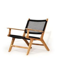 Zen Accent Arm Chair Black, W 66cm x D 82cm x H72cm