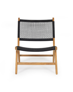 Zen Accent Chair Black, W 66cm x D 82cm x H 72cm