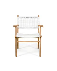 Zen Armchair White, W 66cm x D 55cm x H 88cm
