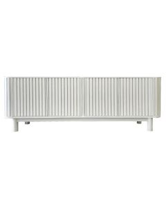 Vince Entertainment Unit White, W 183cm D 48cm H 52cm (RRP $3499)