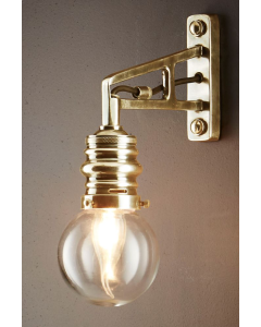 Carlton Outdoor Wall Light Antique Brass (RRP $340)