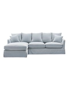 Noosa 3 Seater Left Chaise Sofa Beach, W 259cm D 166cm H 80cm (RRP $4999)