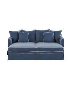 Noosa Double Chaise Daybed Navy, W 180cm D 170cm H 80cm (RRP $3999)