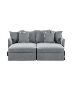 Noosa Double Chaise Daybed Grey, W 180cm D 170cm H 80cm (RRP $3999)