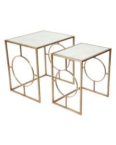 Melrose Nesting Side Tables, 51cm W x 41cm D x 51cm H (RRP $599)