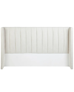 Central Park King Bedhead Natural Linen, 195cm W x 28cm D x 120cm H (RRP $2409)