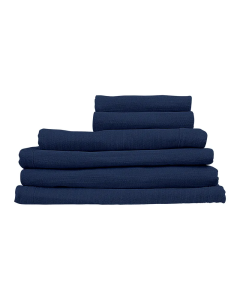 Birkshire 3 Seater Sofa SLIP COVER ONLY Navy Linen, 220cm W x 96cm D x 90cm H (RRP $)