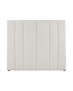 Soho King Bedhead White Boucle, 195cm W x 10cm D x 140cm H (RRP $1419)