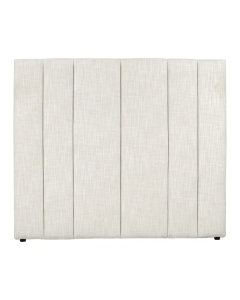 Soho Queen Bedhead Off White Linen, 165cm W x 10cm D x 140cm H (RRP $1265)