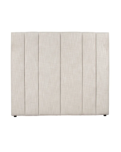 Soho King Bedhead Off White Linen, 195cm W x 10cm D x 140cm H (RRP $1529)