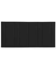 Bronx King Bedhead Black Linen, 325cm W x 8cm D x 130cm H (RRP $2189)