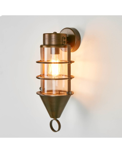 Eastwood Outdoor Wall Light Brass (RRP $627)