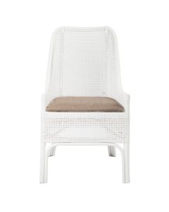 Southbeach Hamptons Dining Chair White, W 54 D 56 H 96cm (RRP $449)