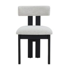 "Addison" Dining Chair Natural Black W49 × D53 × H78 CM (RRP $699)