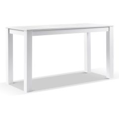 "Hawaii" Hamptons Style Outdoor Aluminium 2M Bar Table, White