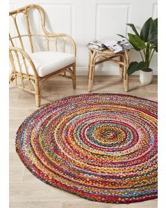 Atrium Chindi Hamptons Style Indoor Rug Multi