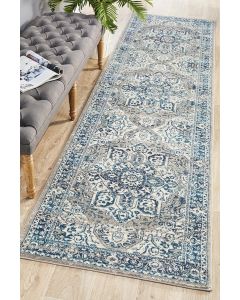 Babylon 207 Hamptons Style Indoor Rug Blue Runner